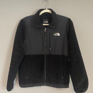 The North Face Women's Retro Denali Jacket, black fleece zip-up, Size Small